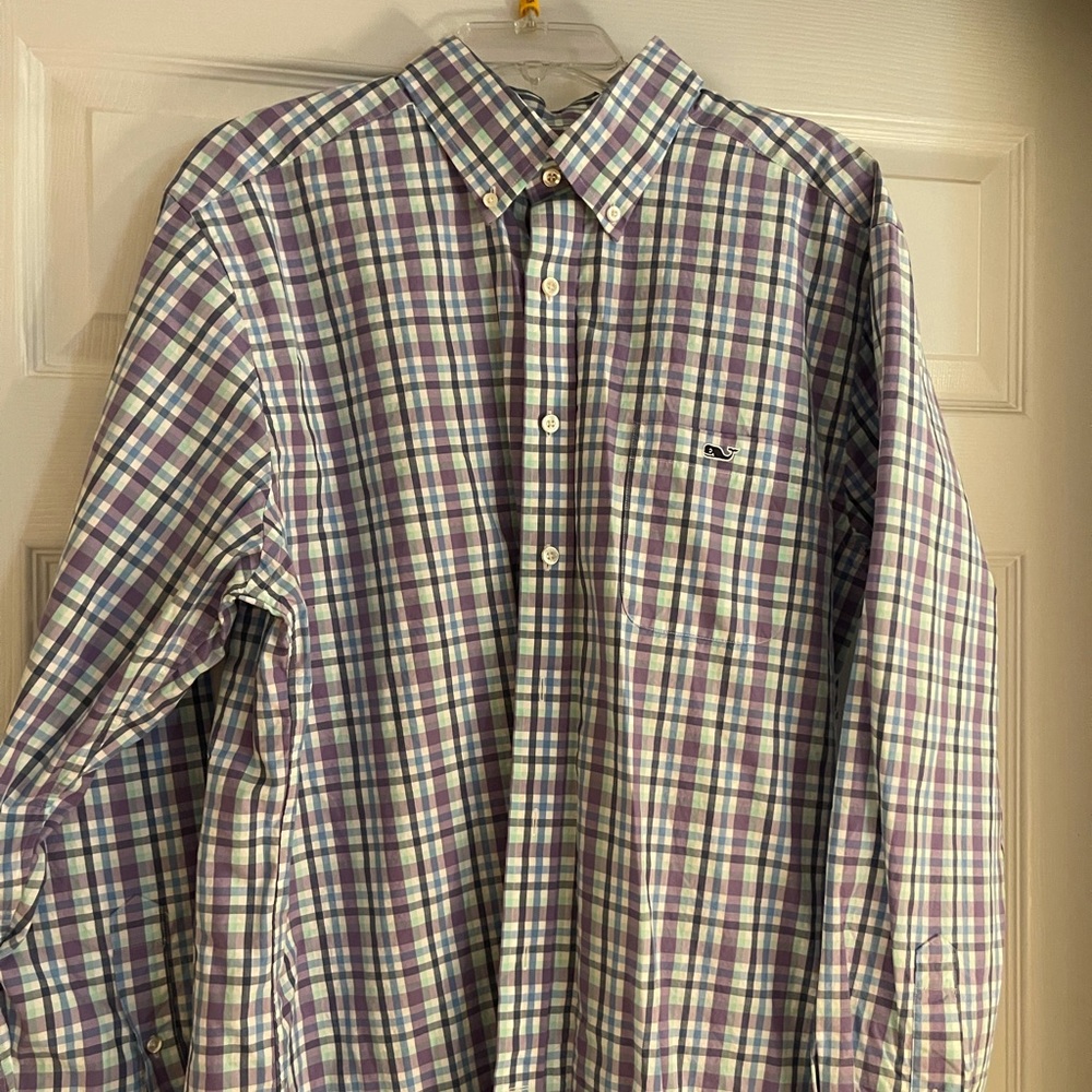 Men’s L/S Vineyard Vines Slim Fit Tucker shirt